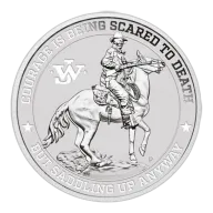 2021 Tuvalu John Wayne 1oz .9999 Silver Coin