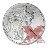 Circulated Silver Eagle (Random Year)