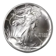 1989 1 oz American Silver Eagle BU