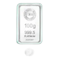 Royal Mint 100g Minted Platinum Bar - Pre-Owned