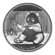 2017 30g Silver Panda Bullion Coin
