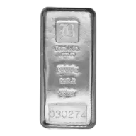 Baird 1kg Cast Silver Bullion Bar - Pre-Owned