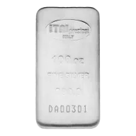 100 oz Italpreziosi Silver Bar