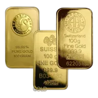 100 Gram Gold Bar