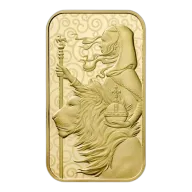 1oz 24K Gold Una & The Lion Bar