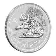 2010 1oz Australian Perth Mint Silver Lunar II: Year of the Tiger