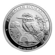 2019 Australia 1 oz Silver Kookaburra