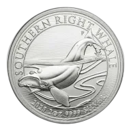 2025 Australia 2 oz Silver $2 Southern Right Whale Coin