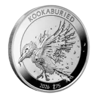 1 oz Zombucks Kookaburied Silver Round