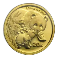 Chinese Gold Panda, 1/20 oz - Backdated
