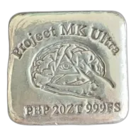 2oz Silver Bar "Project MK Ultra" / Polar Bear Pours