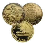 1/4 oz Gold Round