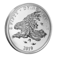 2019 Zombucks Dying Eagle 1 oz silver, Currancy of the Apocalypse