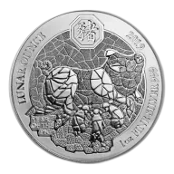 2019 Rwanda 1 oz Silver Lunar Year of the Pig