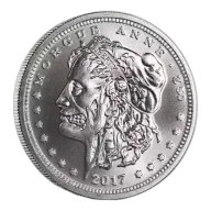 2017 Zombucks Morgue Anne 1 oz silver