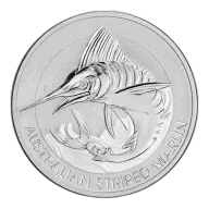 2020 Australian 1.5oz Striped Marlin Silver BU