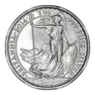 2014 1 oz Silver Britannia Bullion Coin - Horse Privy Mark