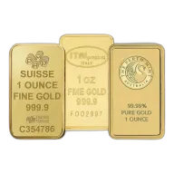 1 oz Gold Bar | Varied Mints