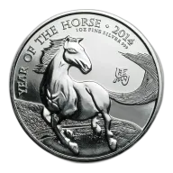 2014 Great Britain 1oz Silver Year of the Horse