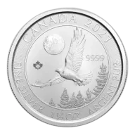 2021 1.5 Oz Silver Canada Goshawk Coin