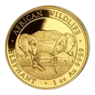 2020 1oz Somalia Gold Elephant Coin
