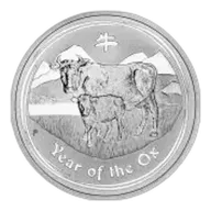 2009 Silver Bullion 1 oz Year of the Ox Perth Mint - Pre-Owned