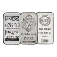 1 oz Silver Bar Our Choice - Pre-Owned