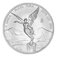 2019 Silver 1 oz Libertad Bullion Coin - Mexico