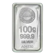 The Royal Mint 100g Silver Bar (Pre-Owned)