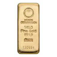 Munze Osterreich 1 Kilogram Cast Gold Bar