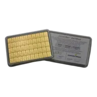 50 Gram Heimerle & Meule Combi Gold Bullion Bar 999.9 Fine