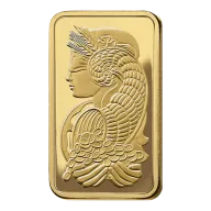 1 g PAMP Lady Fortuna Gold Bar in card