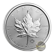 2019 1 oz Silver Canadian Maple Leaf Bullion Coin .9999 Fine Brilliant Uncirculated