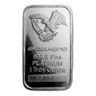 1oz Uncarded Engelhard Platinum Bar