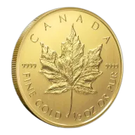 1/2 oz Maple Leaf Gold Coin