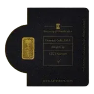 1g Gold Minted Bullion Karatbars Nadir - Pre-Owned Bar