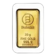 Bulmint 20g Minted Gold Bullion Bar