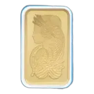 1 oz PAMP Gold Minted Bar Lady Fortuna (New)