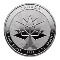 1oz Silver Rounds - Canada 150