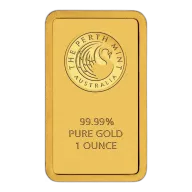 1oz Perth Mint Gold Minted Bar