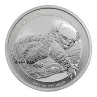 2012 Australian Koala Bear One Ounce Silver Perth Mint Bullion Coin