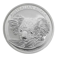 2014 Australian Koala Bear One Ounce Silver Perth Mint Bullion Coin