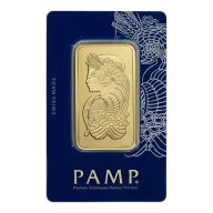 Pre-Owned 100g PAMP Suisse Gold Bar