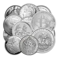 2 oz Silver Round (Random Mint & Design) (Circulated)