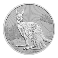2023 2 Oz Mother and Baby Kangaroo Coin - Perth Mint