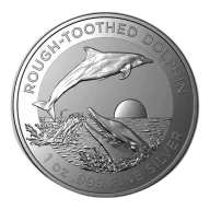2023 Australia 1 oz Silver $1 Rough-Toothed Dolphin