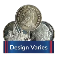 1-oz Silver Round .999 Fine Generic Impaired