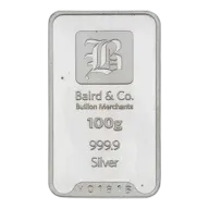 Silver 100g Bar Baird - Pre-Owned