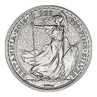 2016 1 oz Silver Britannia Bullion Coin - Pre-Owned