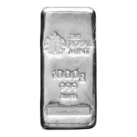 The Royal Mint 1kg Silver Bar (New)
